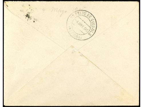 ✉ ESPAÑA. Ed. 265. 1905 (1 mayo). MADRID a SAN FELIU DE GUIX