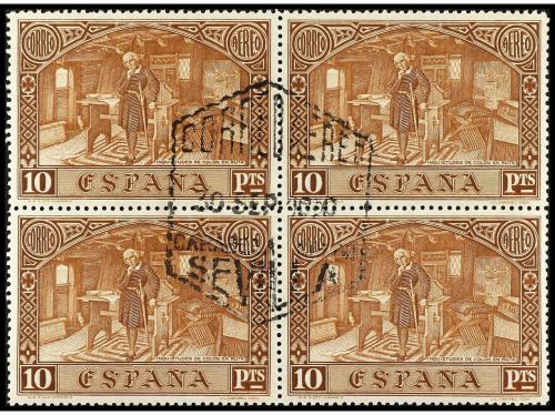 ° ESPAÑA. Ed. 547/58. SERIE COMPLETA en bloques de cuatro. P