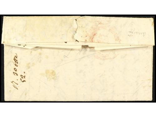 ✉ ITALIA ANTIGUOS ESTADOS. Sa. 1 (2), 3 (2). 1852. ANAGNI a 