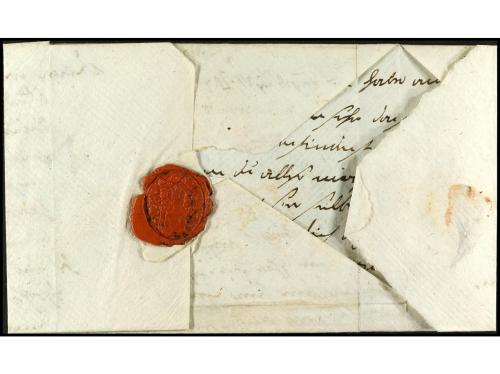 ✉ ITALIA. 1803. TRIESTE a VERONA. Envuelta, manuscrito "De T