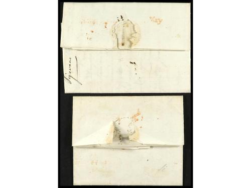 ✉ ITALIA. 1811-14. MILÁN a PIACENZA y VIGEVANO a TORINO. Mar