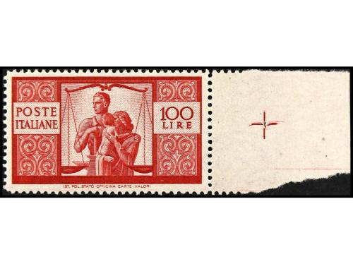 ** ITALIA. Sa. 543/65. 1945-48. SERIE COMPLETA, excelente ce