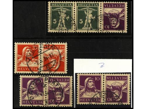 ° SUIZA. Zu. K2, K4/K6, K7III/K8, K10, K12/15, K17/22, K24, 