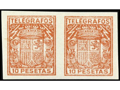 ** ESPAÑA: TELEGRAFOS. Ed. 68/75ns. SERIE COMPLETA en pareja