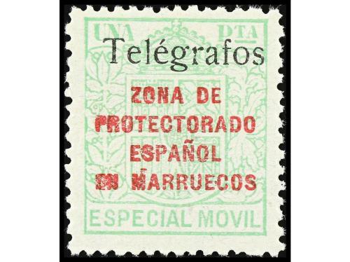 ** MARRUECOS. Ed. T-41E/41H. TELÉGRAFOS. Serie completa, exc