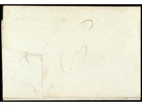 ✉ ESPAÑA: PREFILATELIA. 1836 (12 octubre). PAMPLONA a IRÚN. 