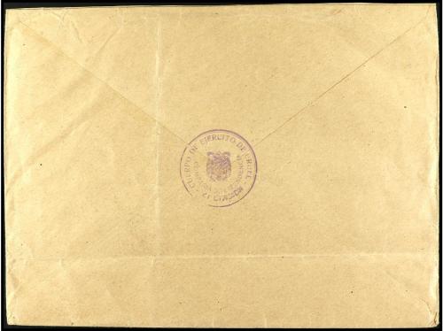 ✉ MARRUECOS. Ed. 187 (3), 190, 193, 195. 1940. TETUÁN a BARC