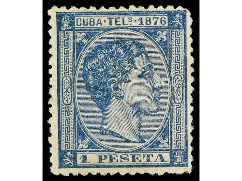 (*) CUBA. Ed. T 35cc. 1 pta. azul CAMBIO DE COLOR. Ensayo en
