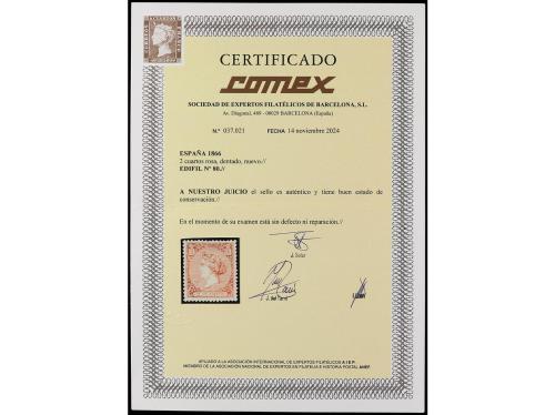 (*) ESPAÑA. Ed. 80. 2 cuartos rosa. Centraje perfecto. PIEZA