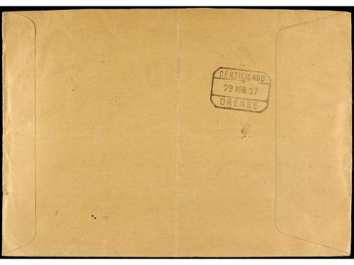 ✉ ESPAÑA E. LOCALES PATRIOTICAS: BURGOS. Ed. 23. 1937. GRANA