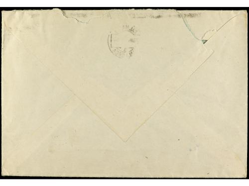 ✉ ESPAÑA GUERRA CIVIL. 1938. PALMA a BURGOS. Marcas de franq