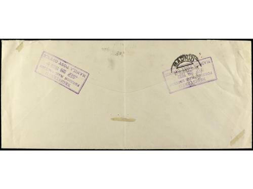 ✉ FILIPINAS. 1932 (28 septiembre). MANILA a MADRID circulado