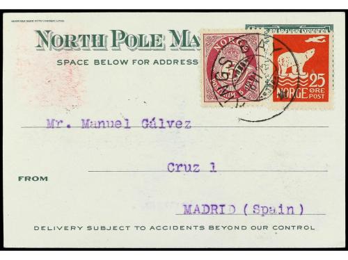 ✉ ESPAÑA. Ed. 317, 319. 1924. MADRID a CHRISTIANIA (Noruega)