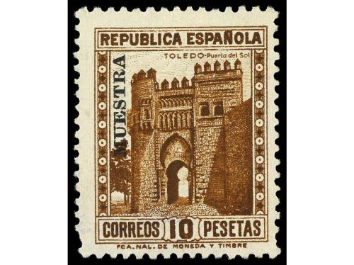 (*) ESPAÑA. Ed. 662/75M. SERIE COMPLETA, sobre MUESTRA, prov