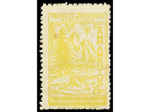 ESPAÑA GUERRA CIVIL. FRENTE DE JUVENTUDES. CAMPAMENTOS. Seri