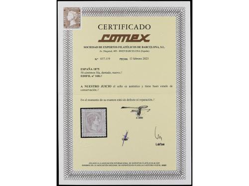 (*) ESPAÑA. Ed. 168. 50 cts. gris. Excelente centraje. MAGNÍ