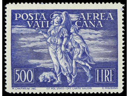 ** VATICANO. Yv. A-16/17. 1948. SERIE COMPLETA. LUJO. Cat. 7