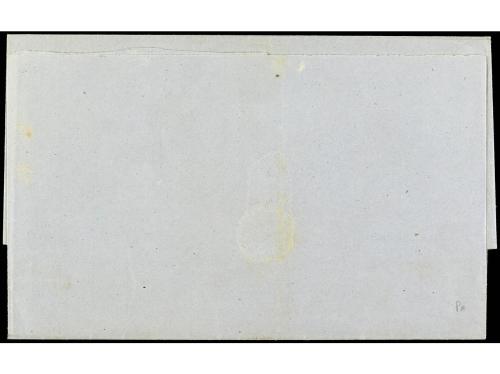 ✉ VENEZUELA. Sc. 1 (2). 1859. BOCONO a MARACAIBO. 1/2 real a