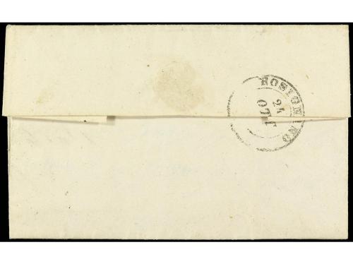 ✉ ITALIA. Sa. 1. 1862. 10 cts. bistre. Muy bonito en carta. 