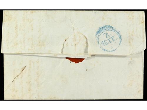 ✉ ITALIA ANTIGUOS ESTADOS: PARMA. Sa. 3. 1856. PARINA a MÓDE