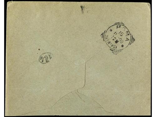 ✉ ESPAÑA. Ed. 241 (5), 249. 1903. IGUALADA a ROMA. 2 cts. ca