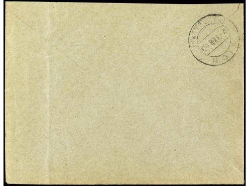 ✉ ESPAÑA. Ed. 241 (5), 242, 243. 1903. IGUALADA a VICH. 2 ct