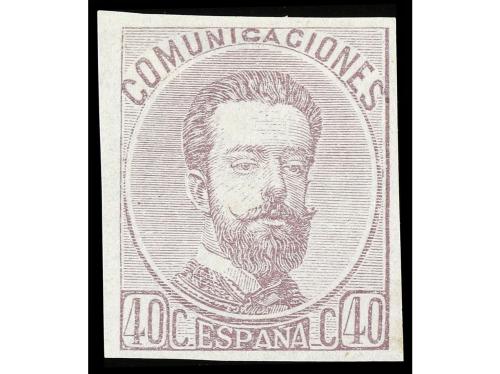 (*) ESPAÑA. Ed. 125. ENSAYOS DE COLOR. 40 cts. verde, azul, 