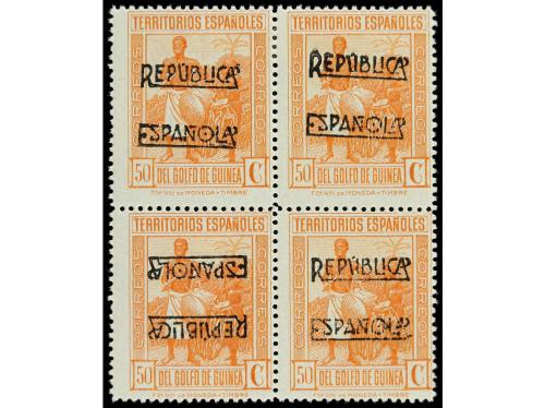 * COLONIAS ESPAÑOLAS: GUINEA. Ed. 216A/19Ahi, 221A/25Ahi. Co