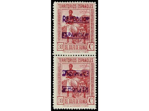* COLONIAS ESPAÑOLAS: GUINEA. Ed. 217B/18Bhi, 220B/23Bhi. Co