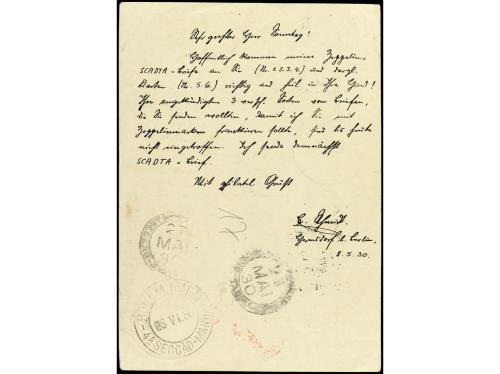 ✉ ALEMANIA. 1930. BERLIN a CALI (Colombia). Tarjeta circulad