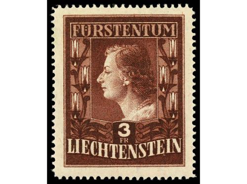 ** LIECHTENSTEIN. Yv. 266a/67a. 1951. SERIE COMPLETA dentado