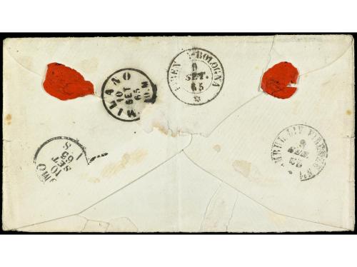 ✉ ITALIA ANTIGUOS ESTADOS: ESTADOS PONTIFICIOS. Sa. 5A, 9A (