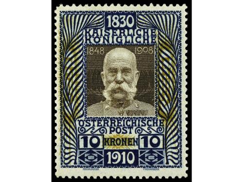 ** AUSTRIA. Yv. 119/35. 1910. SERIE COMPLETA. PRECIOSA. Cat.
