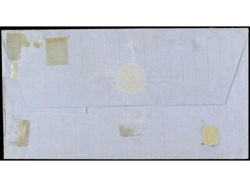 ✉ ARGENTINA. Yv. 10. 1860. BUENOS AIRES a ROSARIO. 1 peso az