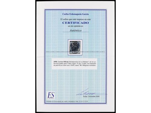 º CUBA. Ed. 9R. 1 libra negro sobre azul. LITOGRAFIADO DE LA