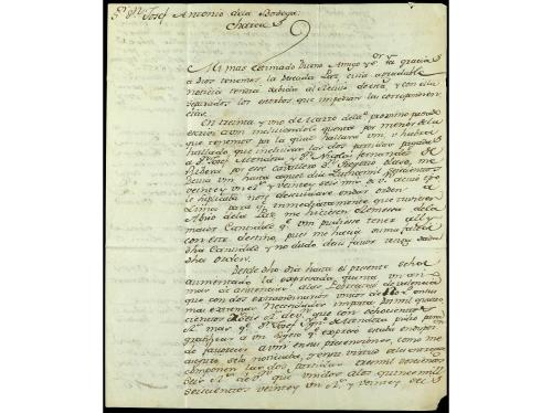 ✉ BOLIVIA. 1783 (19 febrero). MADRID a LA PLATA (Chuquisaca,