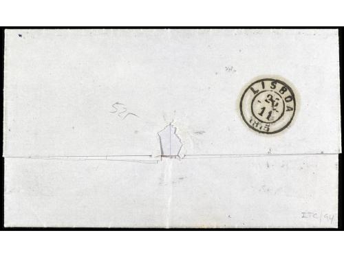 ✉ ESPAÑA. Ed. 143, 164. 1875 (22 noviembre). MADRID a LISBOA