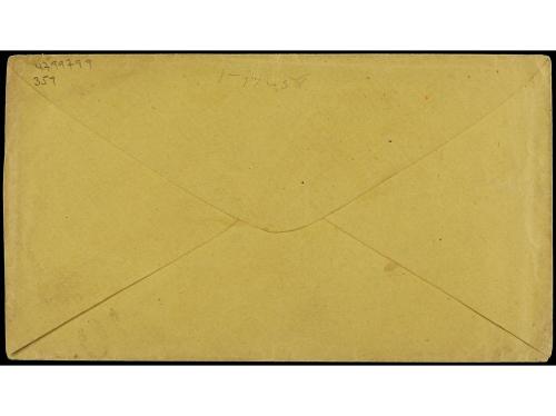 ✉ HONDURAS. 1858 (17 enero). AQUANQUETIRIQUE a EASTON (Usa).