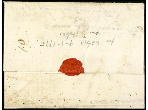 ✉ ITALIA. 1775 (9 Enero). SUTRIO (Italia) a WIRTZBURG (Alema