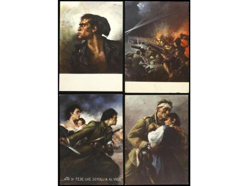 ✉ ITALIA. 1936. LEGIONARIOS ITALIANOS EN ESPAÑA. Conjunto de