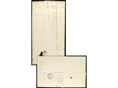 ✉ LIECHTENSTEIN. 1847-1873. Dos cartas con marcas de FELDRIC