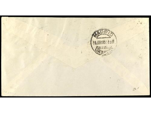✉ ESPAÑA. Ed. 502, 506, 509, 519, 520. 1930. SEVILLA a MADRI