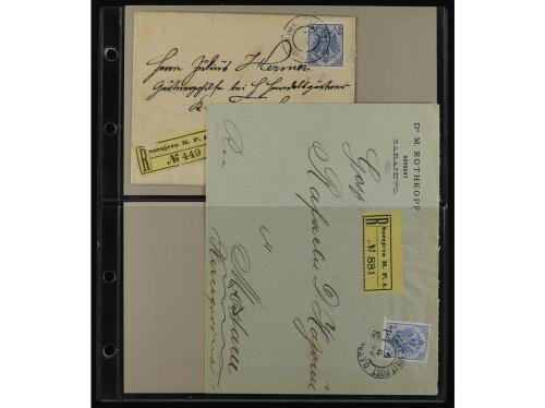 ✉ BOSNIA-HERZEGOVINA. 1865-1910. Lot of 11 covers. 