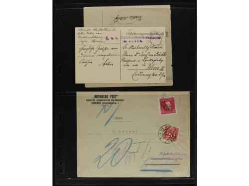 ✉ BOSNIA-HERZEGOVINA. 1907-15. Lot of 19 covers. 