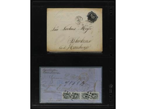 ✉ BRASIL. 1870-1899. Lot of 56 covers and postal stationary.