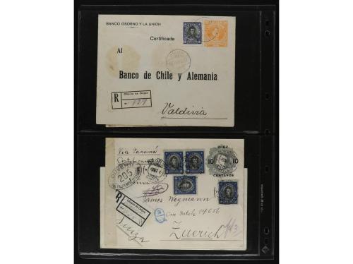 ✉ CHILE. Lot of 35 covers. 