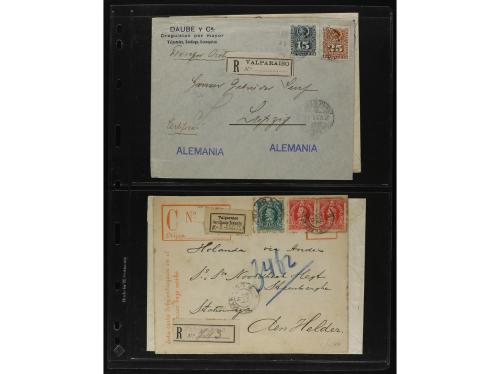 ✉ CHILE. Lot of 35 covers. 