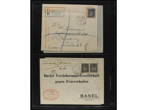 ✉ CHILE. Lot of 35 covers. 