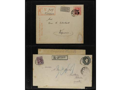 ✉ CHILE. Lot of 35 covers. 