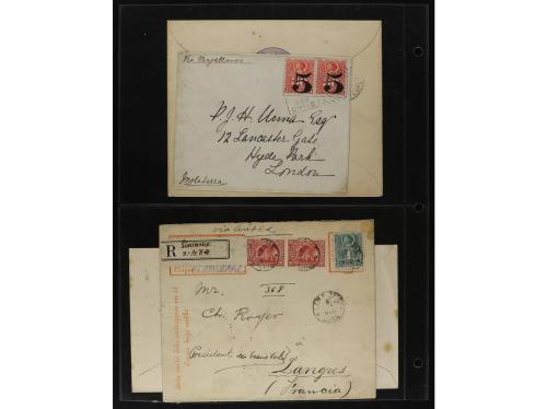 ✉ CHILE. Lot of 35 covers. 